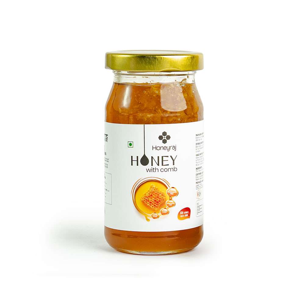 Mixed Flower Honey with Comb 250g 2