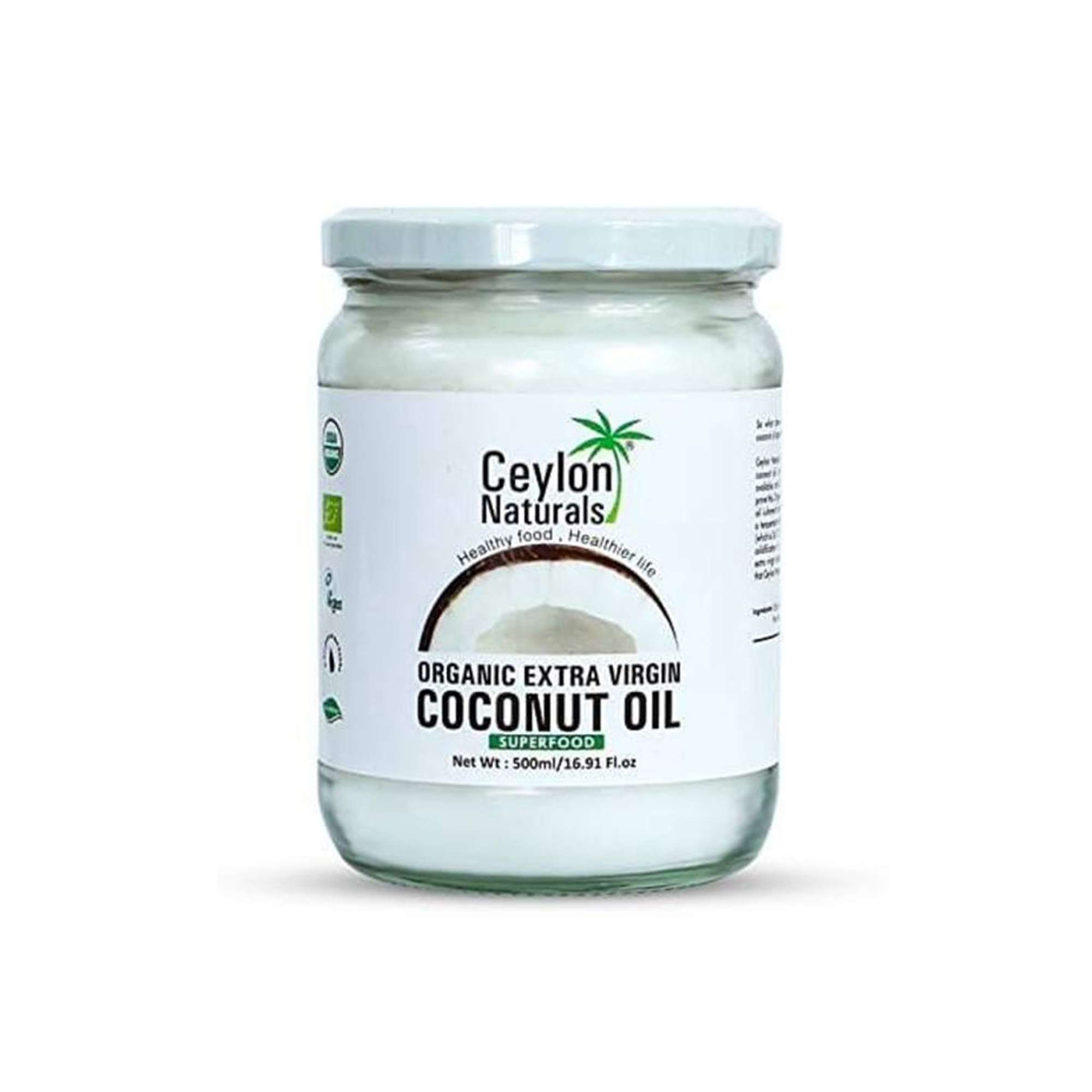 Organic Extra Virgin Coconut Oil 500ml 2
